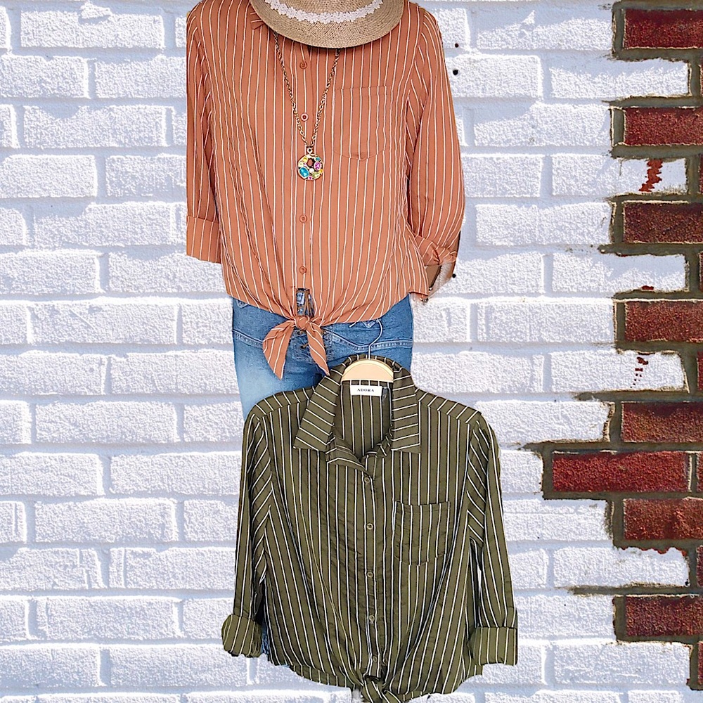 Striped Blouse - Picture 2 of 3